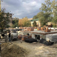 Хід будівництва житлового будинку по вул. Короля Данила у жовтні 2019