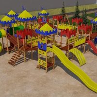 "Замок мрій": у Калуші за майже пів мільйона збудують дитячий розважальний комплекс