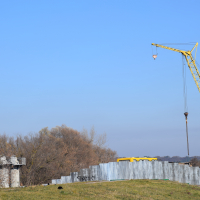В Івано-Франківську продовжується будівництво розв’язки для нового моста до мікрорайону Пасічна. ВІДЕО