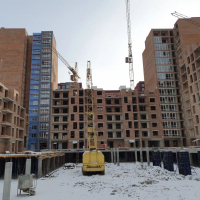 Стан будівництва житлового району "Княгинин" в січні 2022. ФОТО