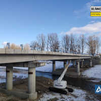 На Косівщини триває будівництво моста. ФОТО