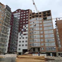 Хід будівництва житлового комплексу Містечко Центральне, станом на 1 квітня. ФОТО