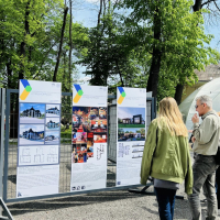 У Палаці Потоцьких представили роботи переможців архітектурного конкурсу НСАУ з Прикарпаття