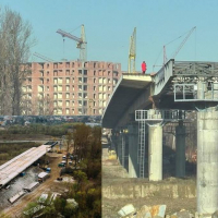 На роботи вже витратили 170 мільйонів: як триває будівництво мосту на Пасічну