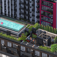Квартири в будинку з басейном на даху – це «Manhattan UP». ВІДЕО