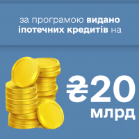 Від запуску програми єОселя вже видано кредитів на понад 20 мільярдів гривень